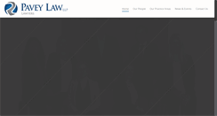 Desktop Screenshot of paveylaw.com